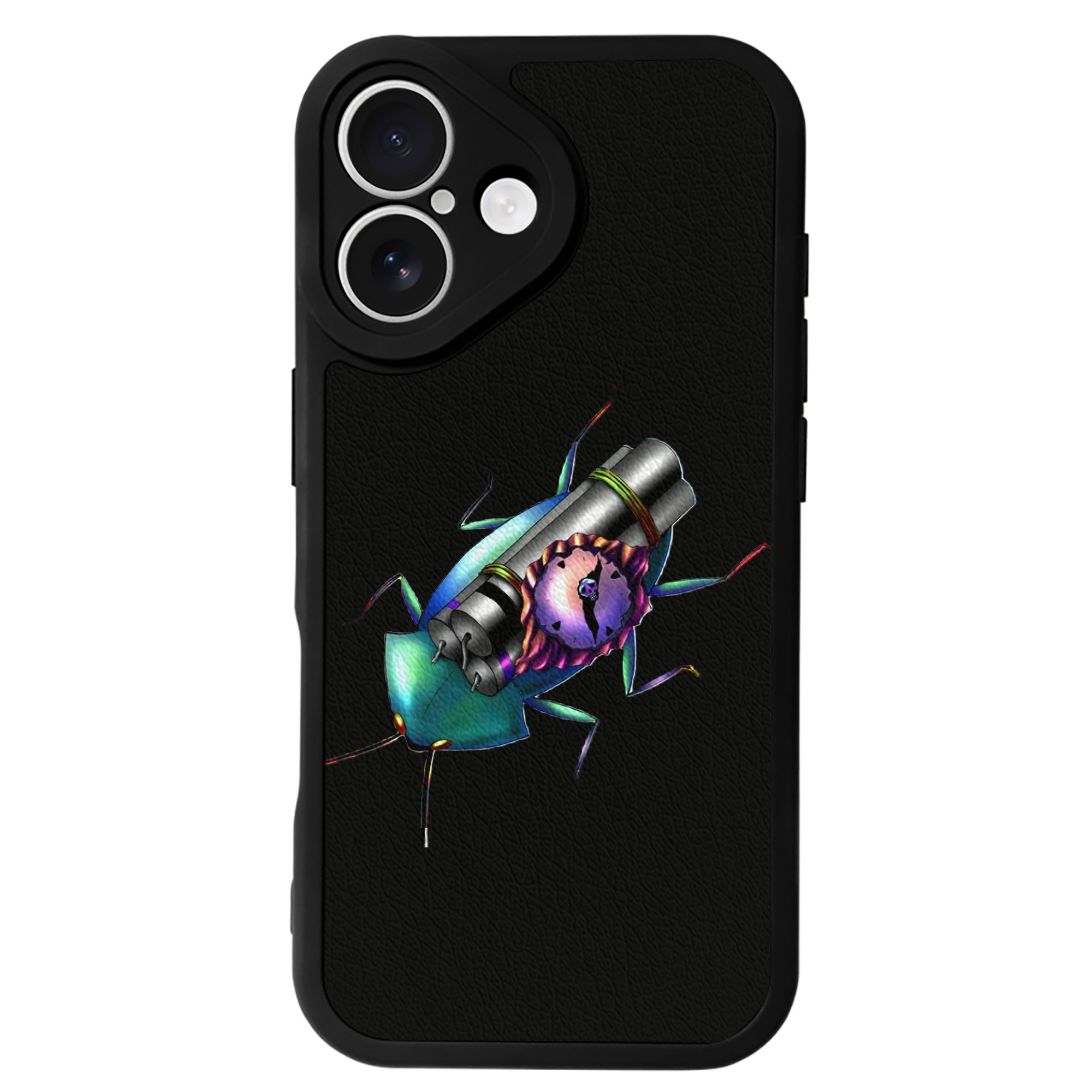遊☆戯☆王 Yu-Gi-Oh! 【iPhone 16シリーズ対応】シリコンスマホケース（レザー調） 材質：シリコン